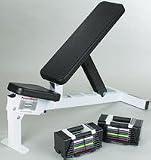 Power Block Pro Adjustable Bench - White