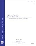 Review Aberdeen Group  / Web Analytics : Translating Clicks into Business