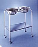 8 1/2 Quart Solution Stands - Double basin, 29' L x 15'W x 33'H