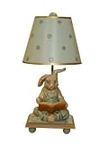 Green Dot Reading Rabbit Lamp