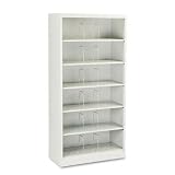 600 Series Open Shelf File - 6-Shelf, Steel, Legal, 36w x 16-3/4d x 75-7/8h, Gray(sold individuall)