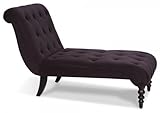 Office Star CVS72-P57 Curves Tufted Chaise Lounge
