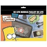 Simpson Bart DS Lite Bundled Kit with Carrying Case, Game Case, Emergency Charger, Stylus and Earbuds