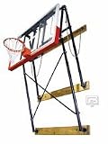 Fold-Up Wall Mount Series with 6-9 Foot Extension for Rectangular Board and Adjust-a-Goal