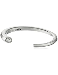 BCBGeneration Crystal Tapered Cuff Bracelet, 2.4"