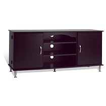 Prepac 60-Inch Plasma TV Console with Media Storage, Black
