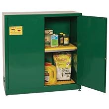 Eagle PEST32 Pesticide Safety Cabinet, Manual Closing, 2 Doors, 43" Width x 44" Height x 18" Depth, 30 Gallon Capacity
