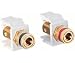 Leviton R02-40833-00W Gold Plated Solderless Binding Post