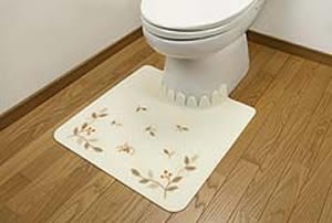 消臭厚手トイレマット リーフBE OF-28