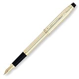Cross Century II 10 Karat Gold Filled/Rolled Gold Fountain Pen with 18 Karat Gold Nib - Medium
