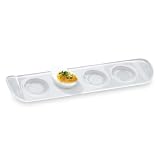 Glastablett happening tray, klein 4 Vertiefungen
