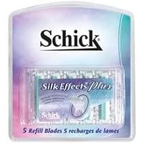 Schick Silk Effects Plus Refill Blades , 5 refill blades