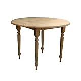 Target Marketing Systems 40 Inch Drop Leaf Table, Natural