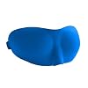 Dream Essentials Sweet Dreams Contoured Sleep Mask with Earplugs and Carry Pouch, Royal Blue