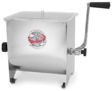 TSM Stainless Steel Manual Meat Mixer - 20 lb Capacity by Sausage Maker