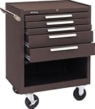 Kennedy 295B Roller Cabinet 5 Drawer with Compartment BROWN