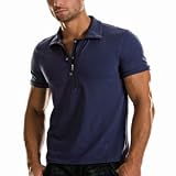 Armani Exchange Zip Placket Polo