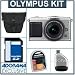 Olympus E-P1 Pen, Interchangeable Lens Digital Camera -. Silver Body - w/14mm-42mm f/3.5-5.6 ED Black Lens Kit, with 8GB SD Memory Card, Spare BLs-1 Lithium-Ion Rechargeable Battery, Camera Case, USB 2.0 SD Card Reader