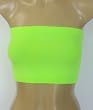 NEON Seamless Strapless Bandeau Bra Cover in Neons. 5 Neon colors. O/S