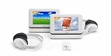 Produkt-Bild: Lenco DVP-740 x2 Dual Car DVD-Player 17,5 cm (7 Zoll) TFT, Kartenslot, USB 2.0, weiss