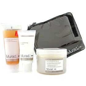 Murad by Murad for Women Cellulite Solution Set: B/ Scrub 200ml + B/Firming Crm 50ml + Firm & Tone Serum 100ml + Bag–3pcs+1bag