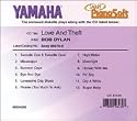 Smart Pianosoft 3.5" Diskette "Love and Theft" Bob Dylan