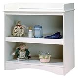 Contemporary Style Pure White Finish Changing table