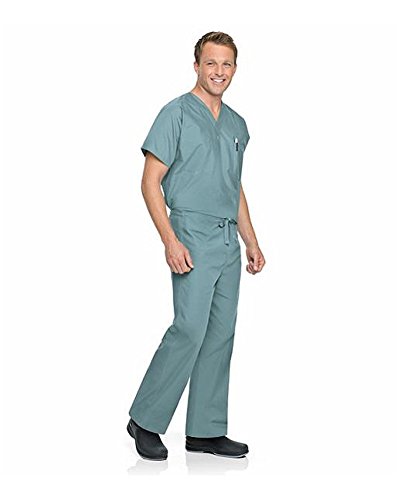 Landau 7602 Adult's Scrub Pant Sea Mist Small