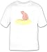 T-shirt with mouse, cat, observation, watching