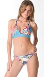 Arabesque Fixed Triangle D/DD Cup Bikini Top by Aerin Rose - Women's Swimwear Plus Size Swimsuits