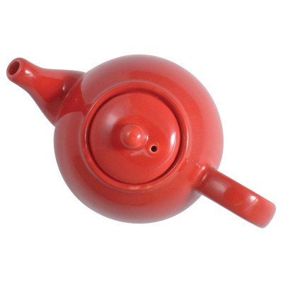 Dexam London Pottery Co Teekanne rund, f&uuml;r 4 Tassen, rot