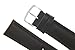 Men's Genuine Italian Leather Watchband Chronograph Style Black 22mm Watch Band