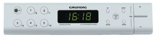 Grundig Sonoclock 690 Uhrenradio weiss