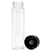 PREMIUM VIALS CREATIVE PACKAGING SOLUTIONS 2 Dram CLEAR Glass Vial - Dropper - Pack of 12