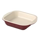 Pfaltzgraff Weir in Your Kitchen 9-by-9-Inch Square Baker, Cayenne