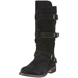 Buffalo London 102527 408-9619 COW SUEDE BLACK 01, Damen Stiefel, Schwarz (BLACK 01), EU 41