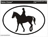 EQUESTRIAN Oval Bumper Sticker