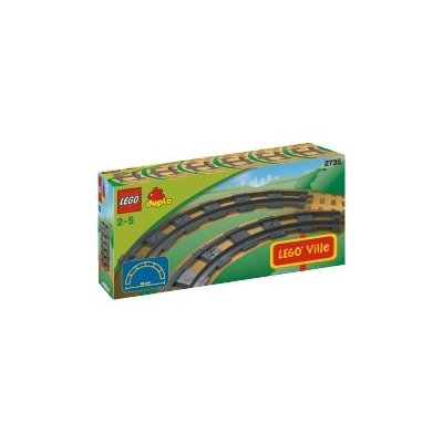 LEGO Duplo 2735 - Ville Eisenbahn, 6 gebogene Schienen