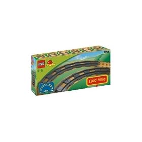LEGO Duplo: Legoville Curved Track 6 Pieces (2735) by LEGO