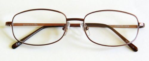 Magnivision +1.50 TITANIUM Bronze Wire Rim Reading Glasses (05)