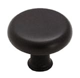 Amerock Solid Brass 1 7/16 Cabinet Knob Natural Bronze