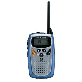 Audiovox FR560FM Ultra Compact 14 Channel LCD 2-Way Radio with FM Stereo Radio & Earbuds (Single)
