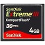 SanDisk Extreme III 4 GB CompactFlash Memory Card SDCFX3-004G-A31