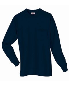 Comfortsoft Cotton Long-Sleeve T-shirt with Pocket