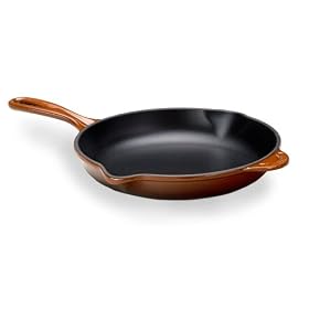 Le Creuset Enameled Cast-Iron 9-Inch Skillet with Iron Handle, Chestnut by Le Creuset