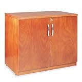 Alera Verona Veneer Series Storage Cabinet, 36w x 22d x 29-1/2h, Cherry - Same Day Shipping (orders by 3 pm), Next Day Delivery (in most cases)