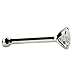 2mm (0.03 ct. tw) Diamond 14K White Gold Nose Ring Bone (20G - 16G)