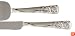 Hortense B. Hewitt Wedding Accessories Sparkling Love Silver-Plated Cake Knife and Server Set