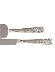 Hortense B. Hewitt Wedding Accessories Sparkling Love Silver-Plated Cake Knife... by 
