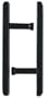 Tapered Black Rectangular Tonfa 18"